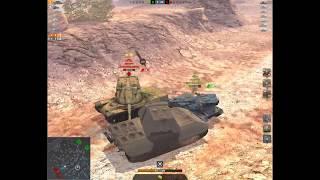 Worl of Tanks BLITZ обзор мода на звуки выстрелов из ББ и крутой бой на Е 100 с озвучкой.