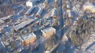 Посадка в аэропорту Алдан Landing at the airport in Aldan