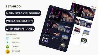 MERN Stack Project: Build a Full Stack Blogging Application with React, Node, MongoDB, Express