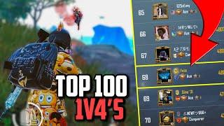 TOP 100 LEADERBOARD Player Wiping Squads!! || PUBG Mobile