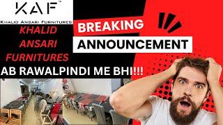 BREAKING NEWS! KHALID ANSARI FURNITURES AB RAWALPINDI ME BHII