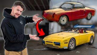 WILD Ghia Drift Car with Porsche 944 Race Chassis! (Body Swap) [Ep 1]