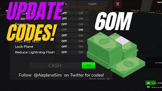 *NEW* UPDATE! CASH!!! CODES* Airplane Simulator ROBLOX