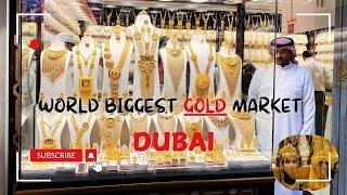 [4K] Only in DUBAI! World's Biggest Gold Market! DEIRA GOLD SOUK 2024! سوق ذهب في الإمارات