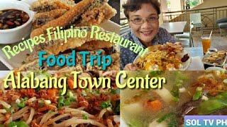 Cheap Eats: Recipes Filipino  Restaurant @ Alabang Town Center, #food #philippines #eat