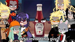 Pro Heroes react to “ Invention of sauce..”  || Gacha Life 2 || mha/bnha || my AU ||