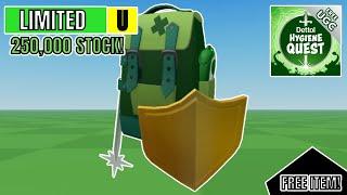 FREE LIMITED | HOW TO GET THE DETTOL HYGIENE QUEST BACKPACK IN DETTOL HYGIENE QUEST [ROBLOX]