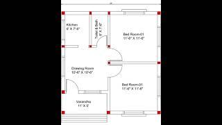 24'x25'House Plan #engineeringskills #home #construction #houseplan #house #assamtypehousedesign