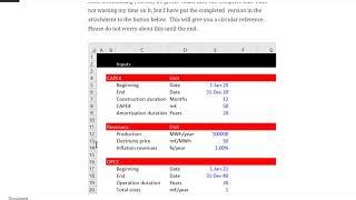 Project Finance Model for Interviews from Hell and A-Z Model