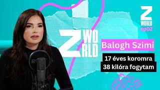 BALOGH SZIMI: 17 éves koromra 38 kilóra fogytam - TESTKÉPZAVAR, EVÉSZAVAR / Zworld Tóth Vivivel