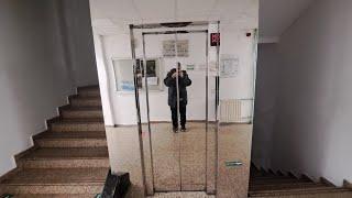 Retake. Modernized old IFMA traction elevator @ Building Ion N. Angelescu, A.S.E. Bucharest, Romania