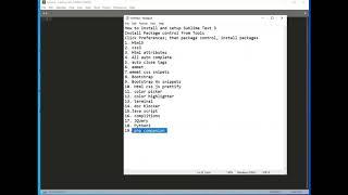 How to install and setup Sublime Text 3 ***NEW***