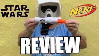 REVIEW Star Wars Nerf Scout Trooper EC-17 Blaster