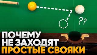 Почему НЕ ПОЛУЧАЕТСЯ забивать даже ПРОСТЫЕ СВОЯКИ? / 5 ПРИМЕРОВ + упражнения