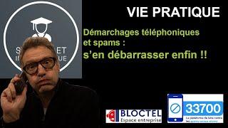 En finir avec le démarchages téléphoniques et spams