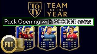 FIFA 21 TOTY Pack Opening with 200000 coins