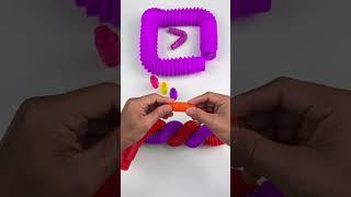 Creating Full Satisfying ASMR POP-TUBE #diy #satisfyingvideos#relaxing #creative #insideout #oddasmr