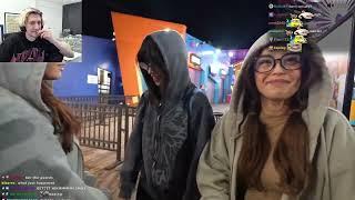 Stalker attacks Cinna, Valkyrae, & Emiru during IRL stream