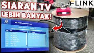 Hanya Ganti Kabel Siaran TV Digital Tambah Banyak | Bagus Untuk 1 Antena Untuk Banyak TV