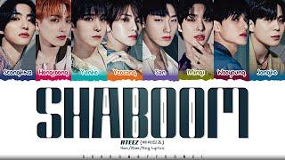 ATEEZ 'Shaboom' Lyrics (에이티즈 Shaboom 가사) [Color Coded Han_Rom_Eng] | ShadowByYoongi