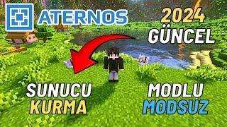 Minecraft Sunucu Nasıl Kurulur? (Aternos Sunucu Kurma 2024 GÜNCEL!) ATERNOS - TLauncher - TLegacy