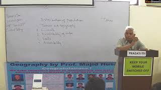 Distribution of Indian Population | Prof. Majid Husain | Geography Preparation | UPSC Preparation