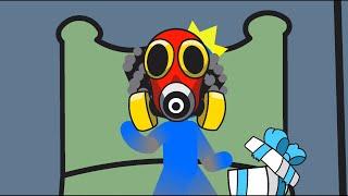 Rainbow Friends Wear Gas Mask / Poppy Playtime chapter 3 / Roblox Rainbow Friends Animation