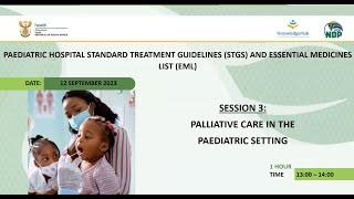 Paeds STG session 3 Palliative Care