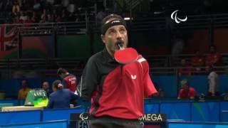 Ibrahim Hamadtou, el atleta paralímpico que juega tenis de mesa sin las manos