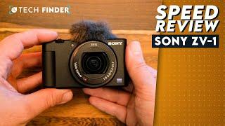 Sony ZV-1 Vlogging Camera | Speed Review