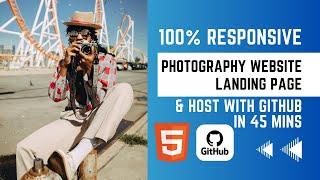 How to build a Photography Website with HTML & Host for FREE in 45 Minutes