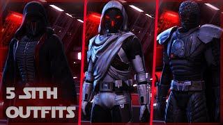 5 unique Sith Armors | SWTOR 2021