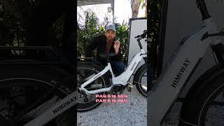 Awesome feature_Power percentage adjustment for PAS settings Himiway Zebra #ebike #electric #shorts
