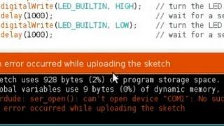 Arduino error (Ubuntu) - avrdude: ser_open(): can't open device "COM1": No such file or directory