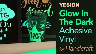 YESION NEW Glow in the dark Adhesive Craft Vinyl