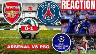 Arsenal vs PSG 0-1 Live Champions League UCL Football Match Score Commentary Highlights Direct FC
