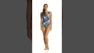Dolfin Aquashape Women's Mambo Moderate Scoop Back One Piece Swimsuit | SwimOutlet.com