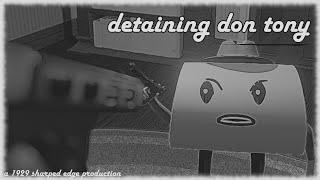 detaining don tony, 1928