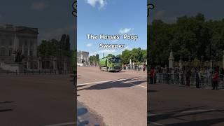 Truck-mounted sweeper maintaining cleanliness along the parade route. #TroopingTheColour #scarab #uk