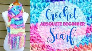 How To Crochet A Scarf for the Absolute Beginner