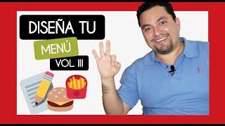 Diseño de MENÚ para RESTAURANTES #3