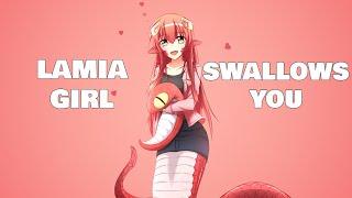 [Vore Audio] Lamia Girl Shelters and Swallows You [Vore Asmr]