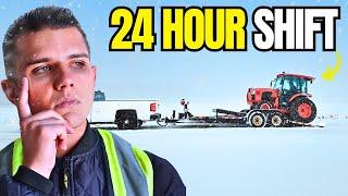 Working 24 Hours Straight in a Snowstorm