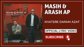 Masih & Arash Ap - Khatere Daram Azat I Lyrics Video ( مسیح و آرش ای پی - خاطره دارم ازت )