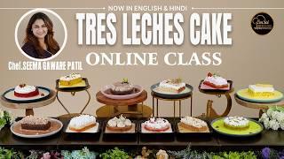 Tres Leches Online Class | To Join ️ +91  8551 8551 04  ️ 8551 8551 07 By Om Sai Cooking Class