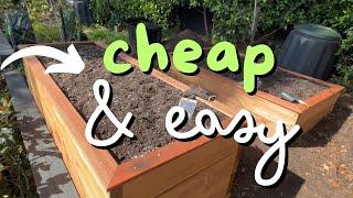 HUGELKULTURE - How to fill a DEEP raised garden bed and SAVE a fortune! Gardening Australia