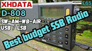 Xhdata D-808. Tested. BEST value SSB portable radio you can buy. #radio