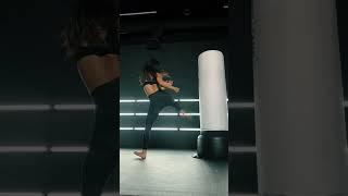 Girl Beats the Sh*t out of this Punching Bag ‍ #martialarts