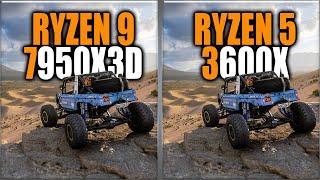 Ryzen 9 7950X3D vs 3600X Benchmarks - Tested 15 Games and Applications