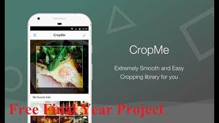 Croup Image from Galley in Android Studio | Free Final Year Project | Free Android Project #android